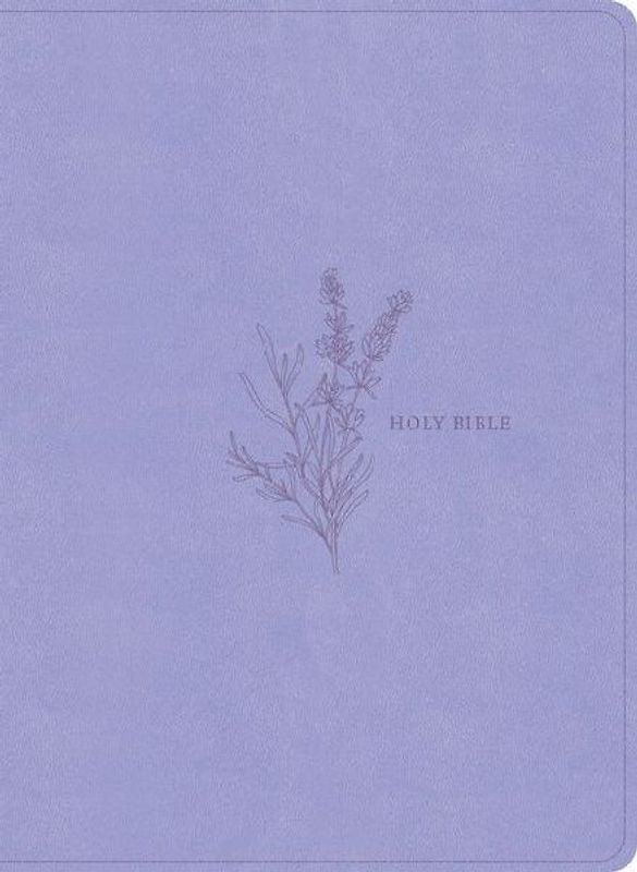KJV Study Bible, Full-Color, Lavender Leathertouch, Indexed