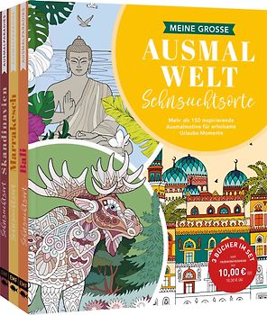 Meine große Ausmalwelt – Sehnsuchtsorte