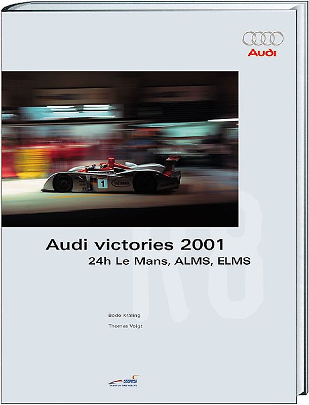 AUDI victories 2001. 24 h Le Mans, ALMS, ELMS