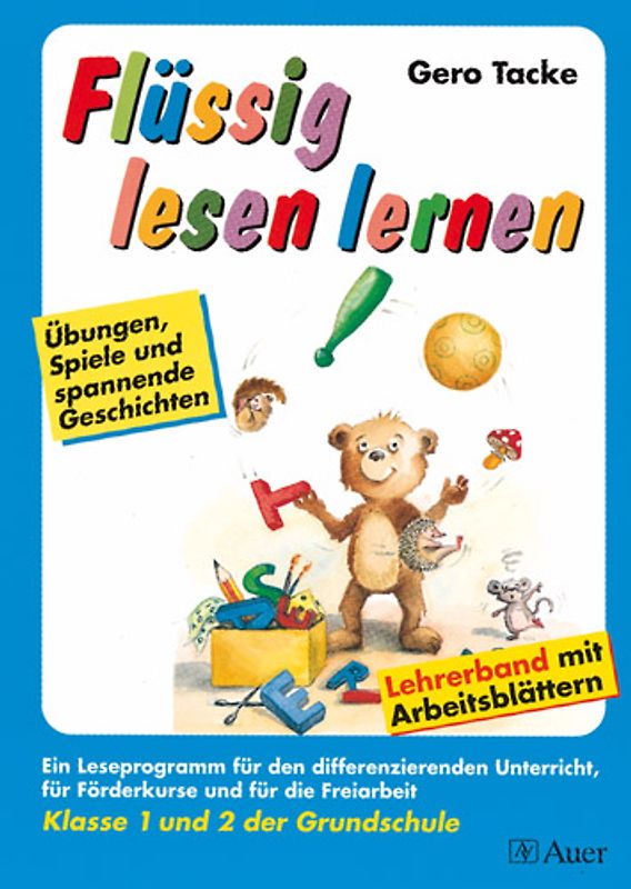 Flüssig lesen lernen - Ein Leseprogramm in zwei Versionen: eine für..., Kl. 1 u. 2