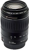 Canon EF 55-200 mm F4.5-5.6 USM II 52 mm Filtergewinde (Canon EF Anschluss) schwarz