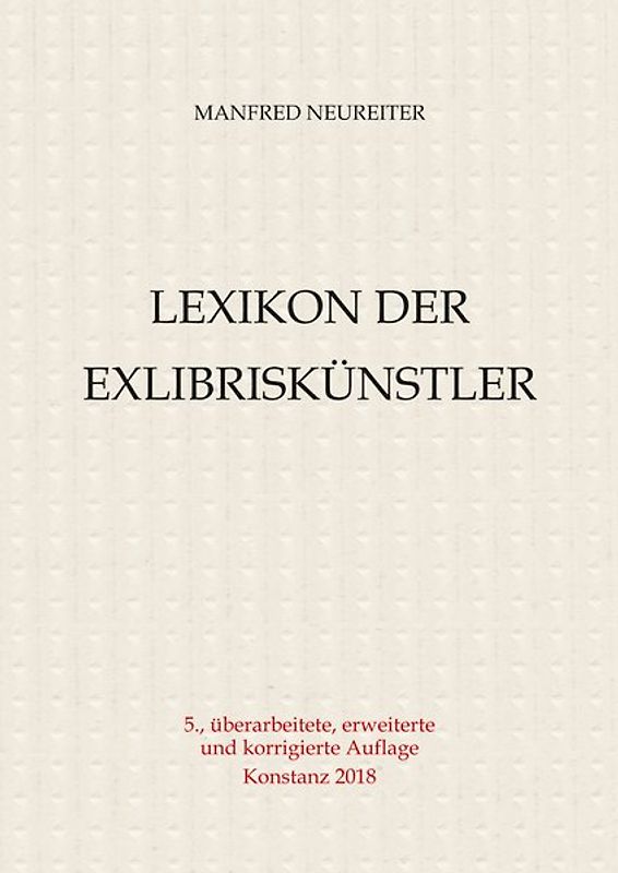 Lexikon der Exlibriskünstler