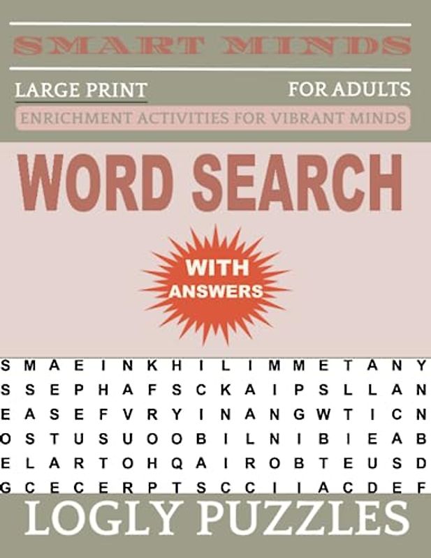 Word Search Book Large Print for Adults: 2400+ words New Fun and Relaxing Puzzles Book for Adults & Seniors with Answers Key
