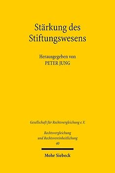 Stärkung des Stiftungswesens