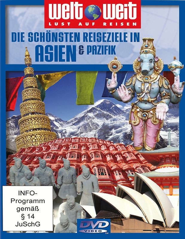 Die schönsten Reiseziele in Asien & Pazfik - welt weit DVD