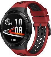 Huawei Watch GT 2e 46 mm noir bracelet en silicone rouge