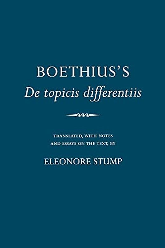 Boethius's "De topicis differentiis" (Cornell Classics in Philosophy)