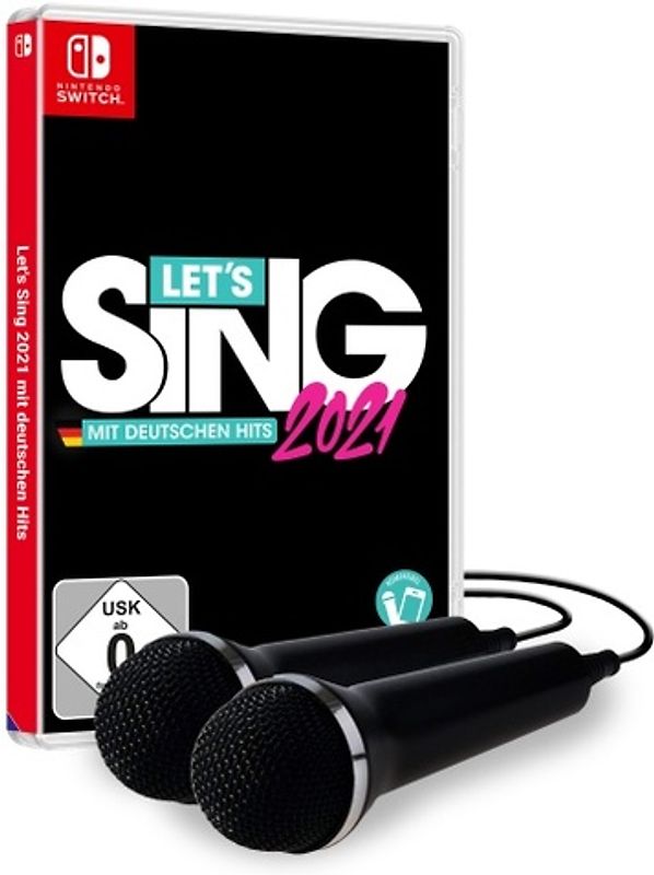 Let's Sing 2021 mit deutschen Hits + 2 Mikrofone Bundleversion
