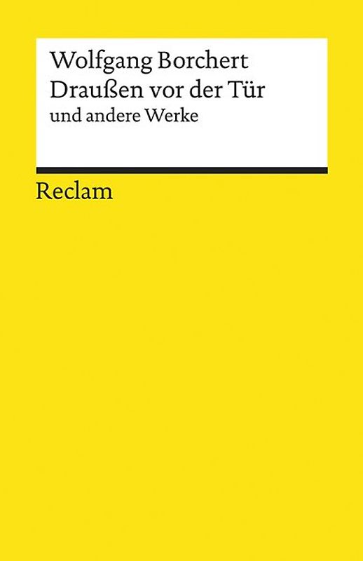 "Draußen vor der Tür" und andere Werke