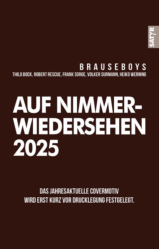 Auf Nimmerwiedersehen 2025