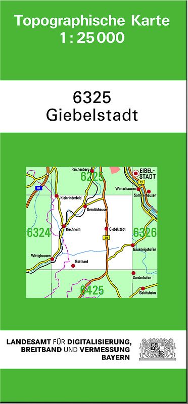 TK25 6325 Giebelstadt