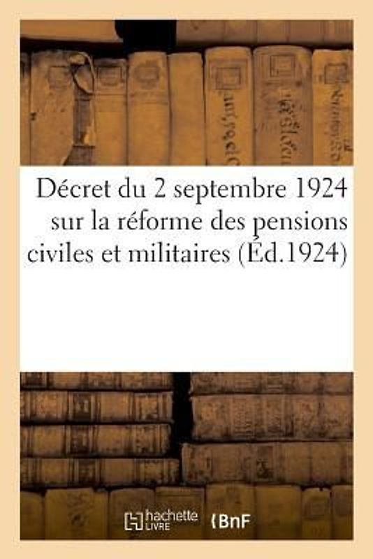 Décret Du 2 Septembre 1924 Portant Règlement d'Administration Publique