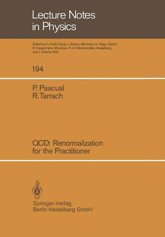 QCD: Renormalization for the Practitioner