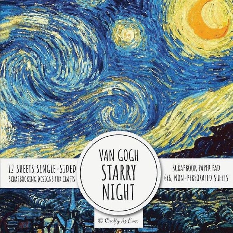 Van Gogh Starry Night Scrapbook Paper Pad