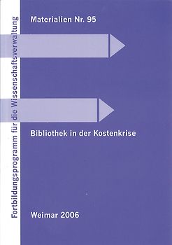 Bibliothek in der Kostenkrise