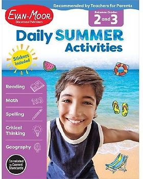 Daily Summer Activities Moving from 2nd to 3rd Gr