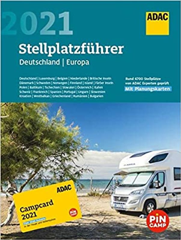 ADAC Stellplatzführer 2021 Deutschland und Europa