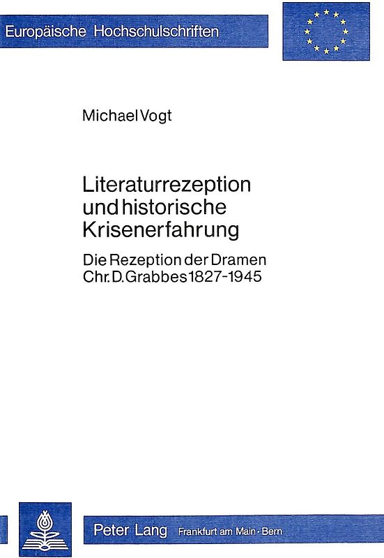 Literaturrezeption und historische Krisenerfahrung