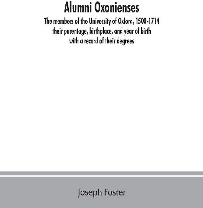 Alumni oxonienses