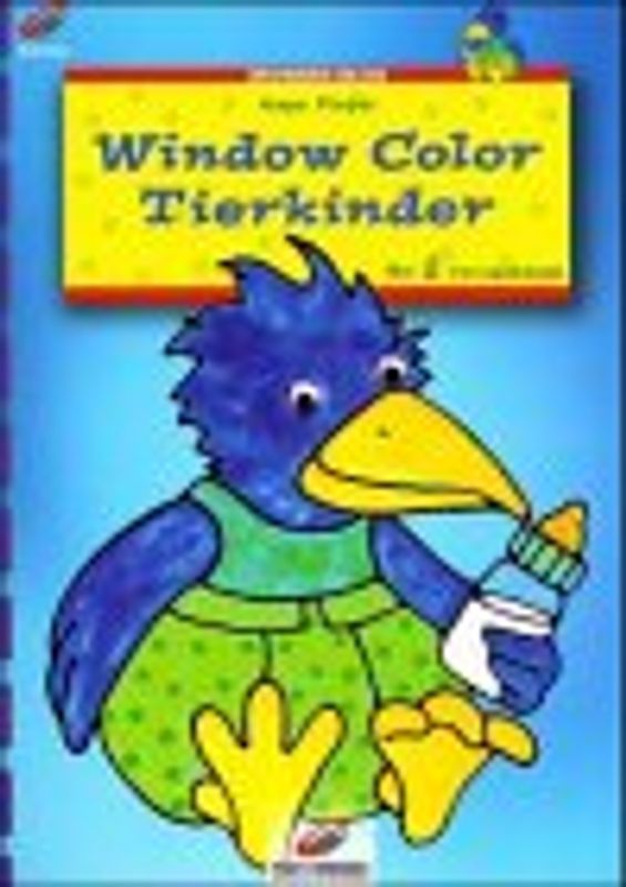 Window Color Tierkinder. Mit 2 Vorlagebögen