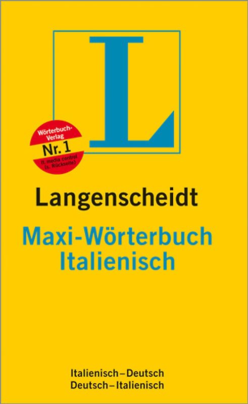 Langenscheidt Maxi-Wörterbuch Italienisch - Buch + Verb-Fix
