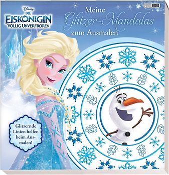 Disney Die Eiskönigin: Meine Glitzer-Mandalas zum Ausmalen
