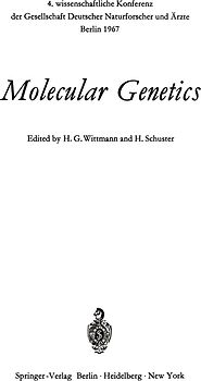 Molecular Genetics