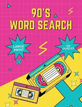 90's Word Search Puzzles for Adults