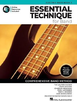 Essential Technique for Band - Electric Bass Book 3 with Online Resources