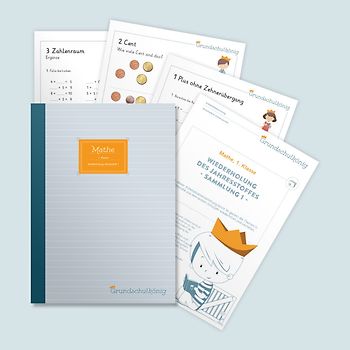 Grundschule - Mathe, 1. Klasse: Wiederholung des Jahresstoffs - Teil 1