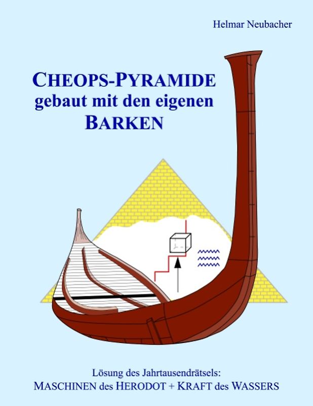 CHEOPS-PYRAMIDE gebaut mit den eigenen BARKEN