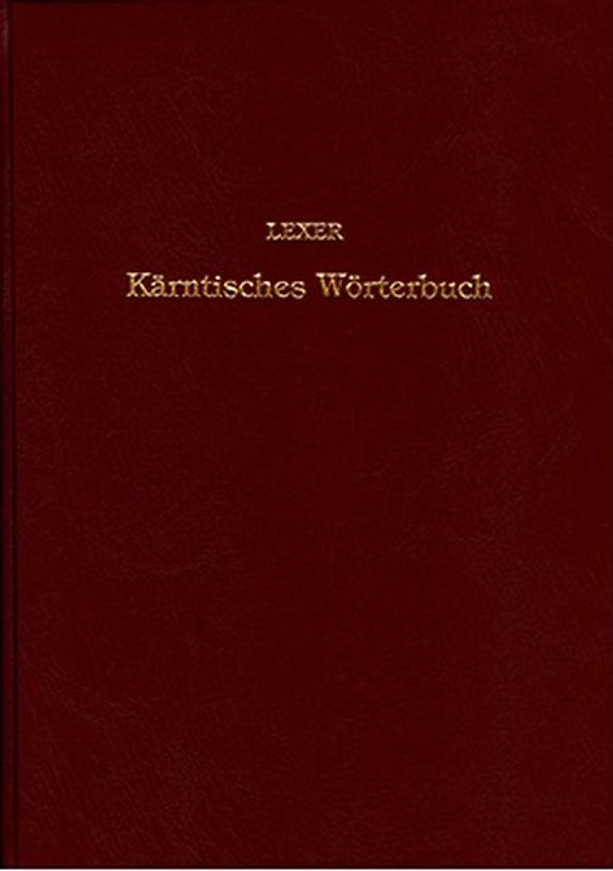 Kärntisches Wörterbuch