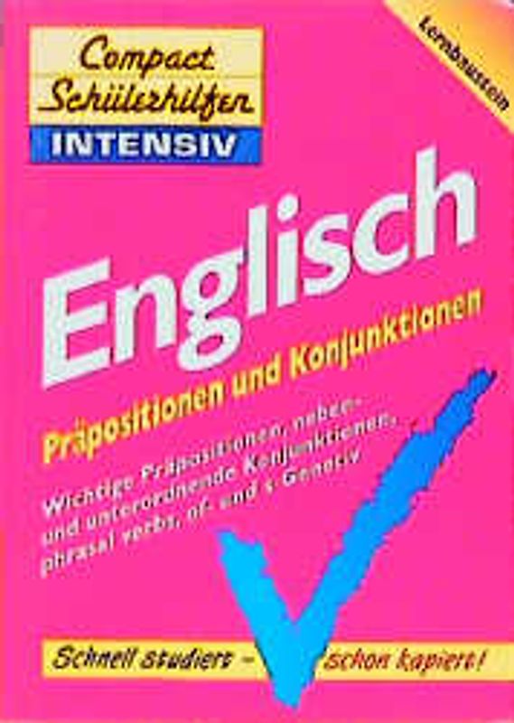 Englisch Präpositionen und Konjunktionen