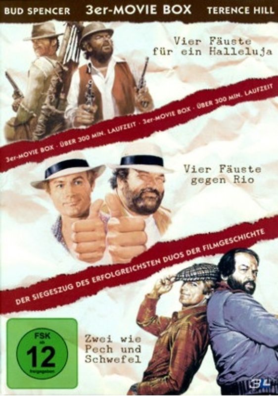 Bud Spencer & Terence Hill - Der Siegeszug des Erfolgreichsten Duos der Filmgeschichte [3er-Movie Box] DVD