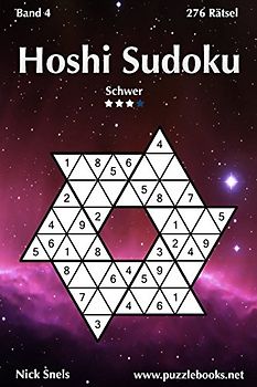 Hoshi Sudoku - Schwer - Band 4 - 276 Rätsel
