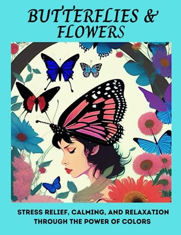 BUTTERFLIES & FLOWERS: Stress Relief, Calming, and Relaxation Through the Power of Colors