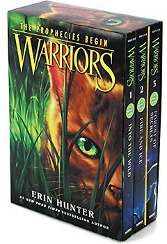 Warriors Box Set: Volumes 1 to 3: Into the Wild, Fire and Ice, Forest of Secrets (Warriors: The Prophecies Begin)