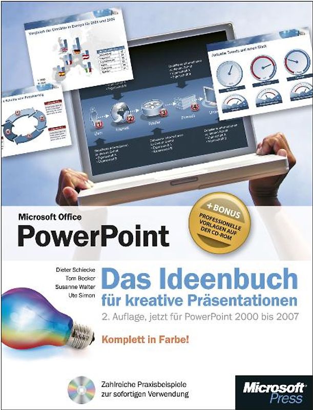Microsoft Office PowerPoint - Das Ideenbuch für kreative Präsentationen, 2. Auflage, jetzt  für PowerPoint 2000 bis 2007