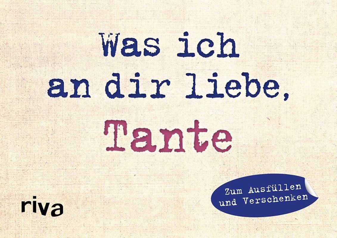 Was ich an dir liebe, Tante – Miniversion