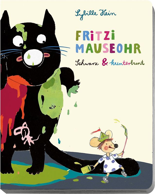 Fritzi Mauseohr Schwarz & Kunterbunt