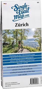 Singletrail Map 105 Zürich