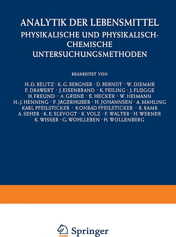 Analytik der Lebensmittel