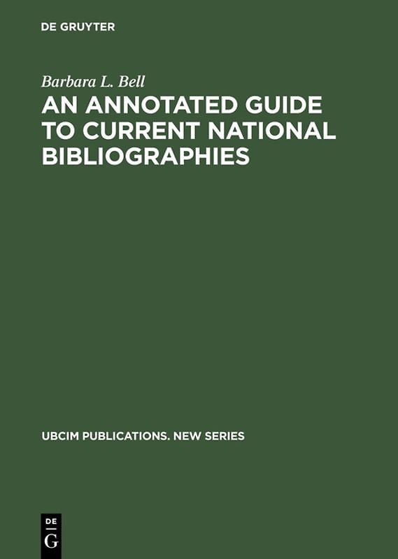 An Annotated Guide to Current National Bibliographies