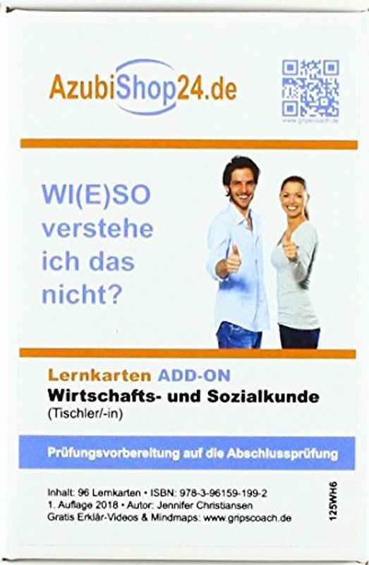 Lernkarten Wirtschafts- und Sozialkunde Tischler/-in Prüfungsvorbereitung