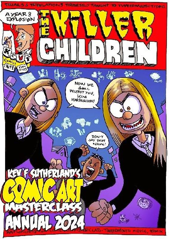 The Killer Children - Kev F's Comic Art Masterclass Annual 2024