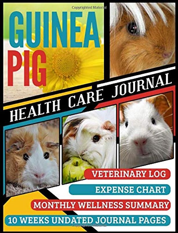 Guinea Pig Health Care Journal: Owner's Medical Healthcare Record Book - Track Expenses, Nutrition, Activities, and To-Do Lists (Guinea Pig Accessories Vol 2, Band 2)