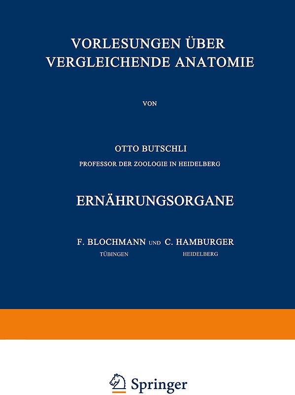 Vorlesungen über Vergleichende Anatomie