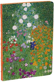 Teneues - A5 Notebook: Flower Garden by Gustav Klimt, Paperback - 140 Lined Pages with Lay Flat Binding