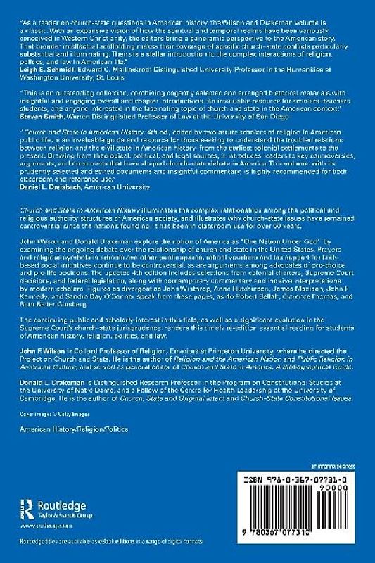 Church and State in American History