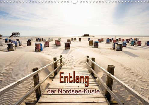 Entlang der Nordsee-Küste (Posterbuch DIN A4 quer)